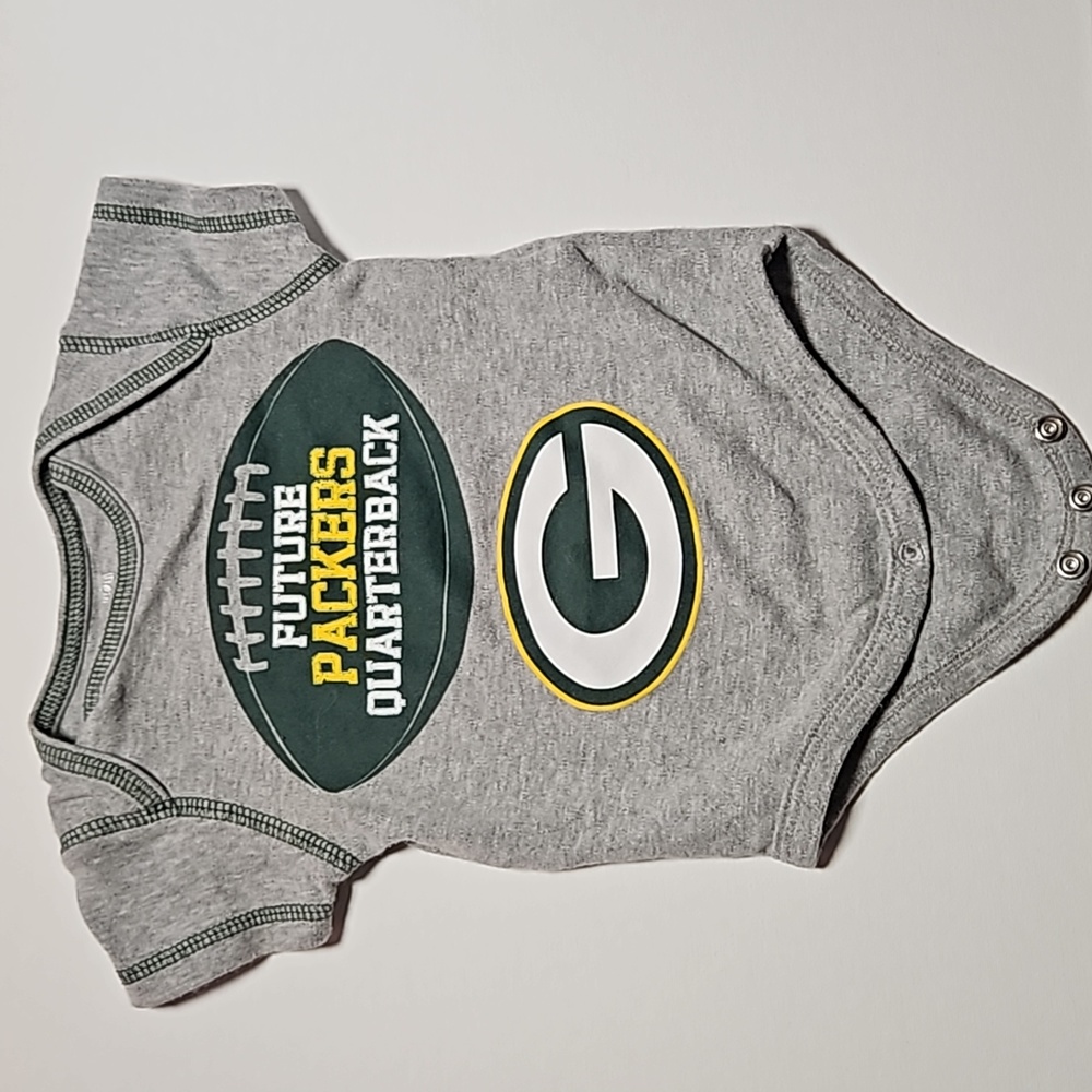 Green Bay Packers 0-3 Months Button's Broke